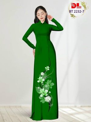 Vải Áo Dài Hoa In 3D AD BT2232 23